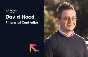 On the left is text saying “Meet David Hood”. On the right is a headshot of David Hood.